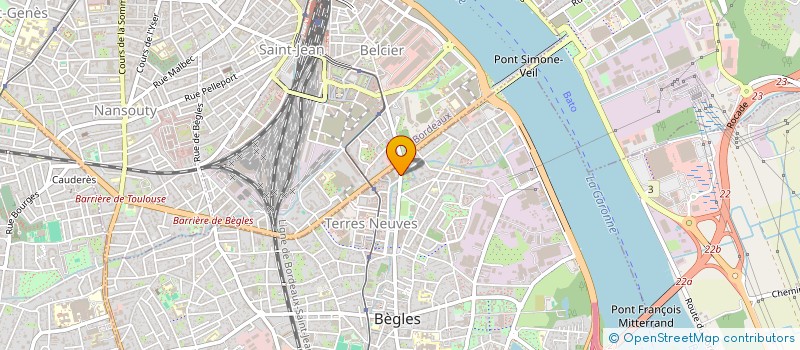 localisation de l'entreprise MONSIEUR MAURICE MOINOT à BEGLES