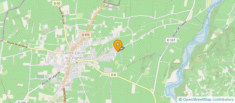 localisation de l'entreprise MONSIEUR MAURICE MONTY  SAINTE-CECILE-LES-VIGNES