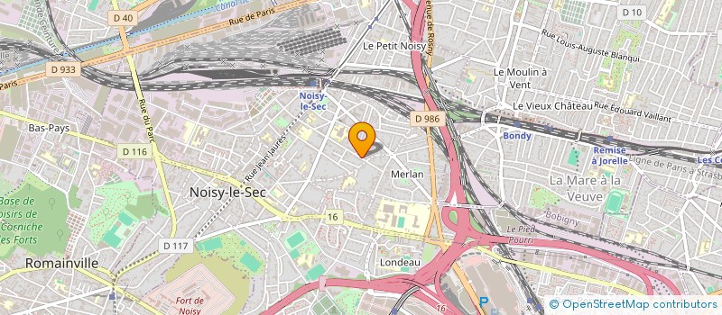 localisation de l'entreprise MONSIEUR MAURICE MOREL à NOISY-LE-SEC
