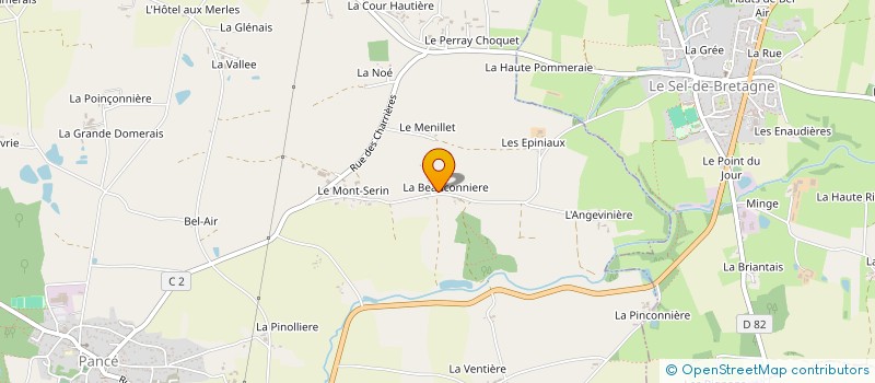 localisation de l'entreprise MONSIEUR MAURICE MOREL  PANCE