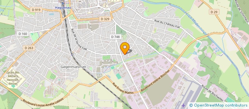 localisation de l'entreprise MONSIEUR MAURICE MOUKENGUE KIMIA  HAGUENAU