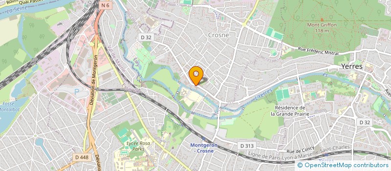 localisation de l'entreprise MONSIEUR MAURICE MOULIER  CROSNE