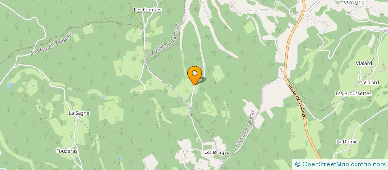 localisation de l'entreprise MONSIEUR MAURICE MOULINIER  MONTIGNAC-LASCAUX