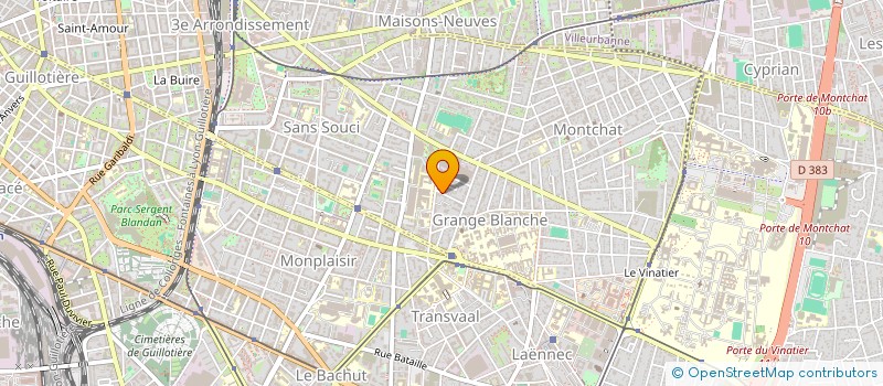 localisation de l'entreprise MONSIEUR MAURICE MOURIER  LYON