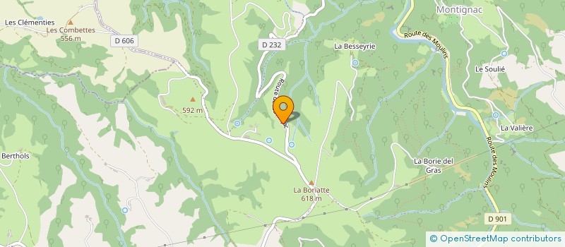 localisation de l'entreprise MONSIEUR MAURICE MURAT à CONQUES-EN-ROUERGUE