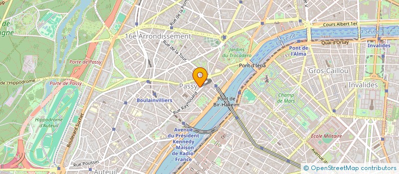 localisation de l'entreprise MONSIEUR MAURICE MUSSAT à PARIS