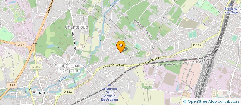 localisation de l'entreprise MONSIEUR MAURICE NACHTEGALE à SAINT-GERMAIN-LES-ARPAJON