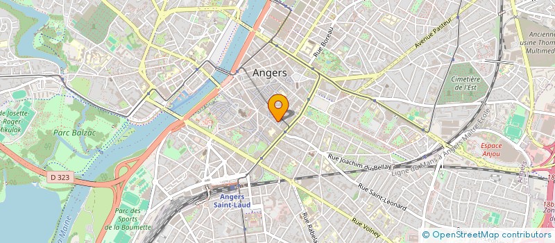 localisation de l'entreprise MONSIEUR MAURICE NADON  ANGERS