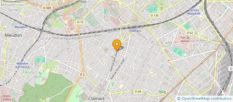 localisation de l'entreprise MONSIEUR MAURICE NAEGELE à CLAMART