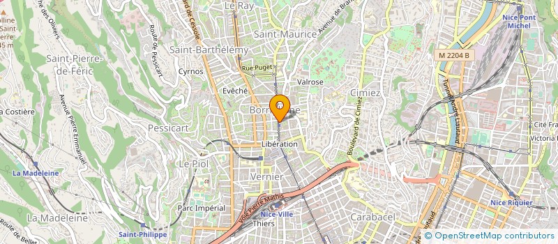 localisation de l'entreprise MONSIEUR MAURICE NAHON à NICE