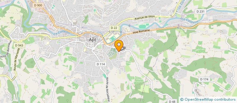 localisation de l'entreprise MONSIEUR MAURICE NEGRI  APT