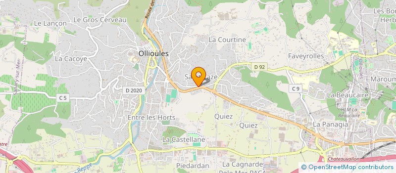 localisation de l'entreprise MONSIEUR MAURICE NGUYEN VAN NGHIEM à OLLIOULES