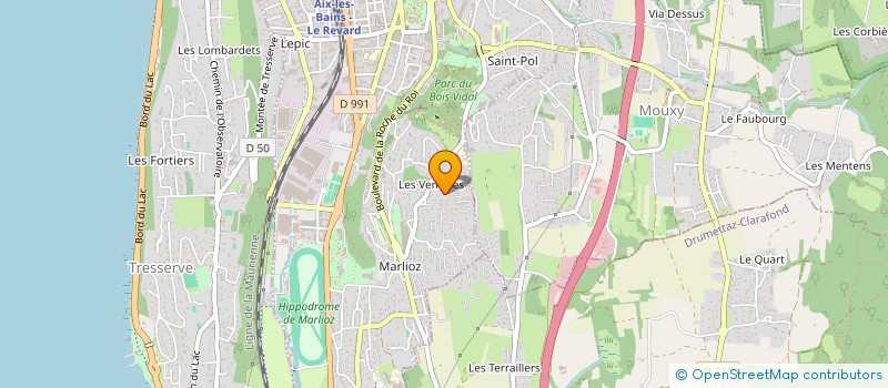 localisation de l'entreprise MONSIEUR MAURICE NICAISE à AIX-LES-BAINS