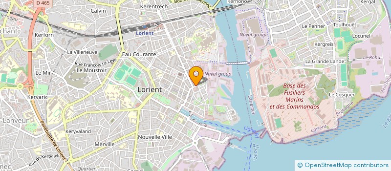 localisation de l'entreprise MONSIEUR MAURICE NICOLAS à LORIENT