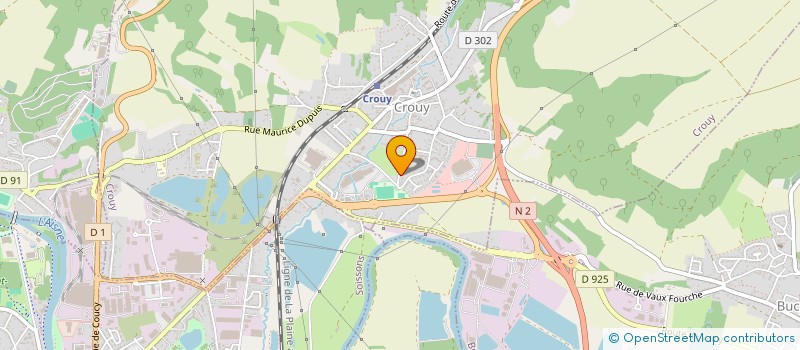 localisation de l'entreprise MONSIEUR MAURICE NOIRET  CROUY
