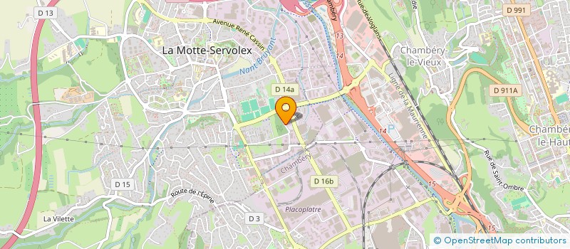 localisation de l'entreprise MONSIEUR MAURICE NOSJEAN  LA MOTTE-SERVOLEX