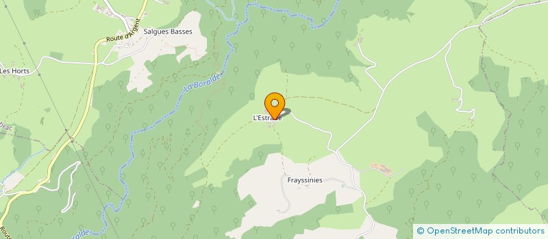 localisation de l'entreprise MONSIEUR MAURICE NOZERAN  CASTELNAU-DE-MANDAILLES