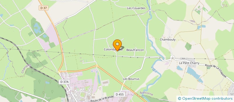 localisation de l'entreprise MONSIEUR MAURICE NURET  MALICORNE