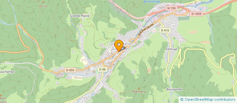 localisation de l'entreprise MONSIEUR MAURICE OHL  SAINTE-MARIE-AUX-MINES