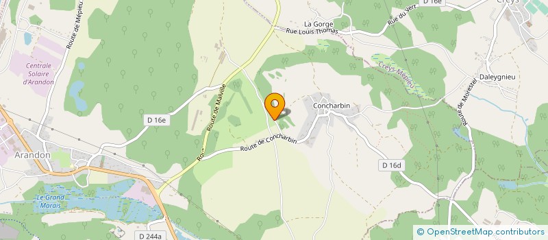 localisation de l'entreprise MONSIEUR MAURICE OLIVA  MORESTEL