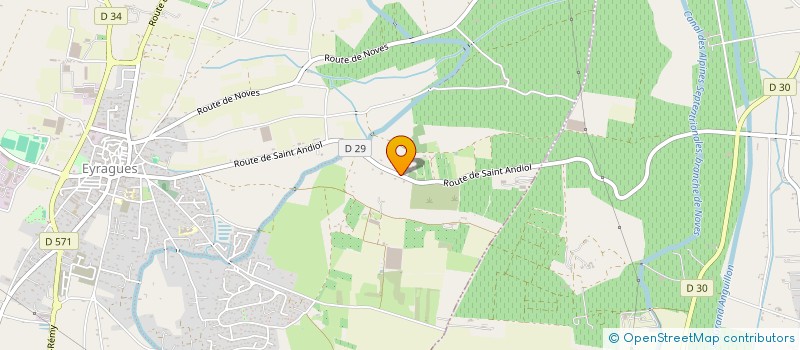 localisation de l'entreprise MONSIEUR MAURICE OLLIER à EYRAGUES
