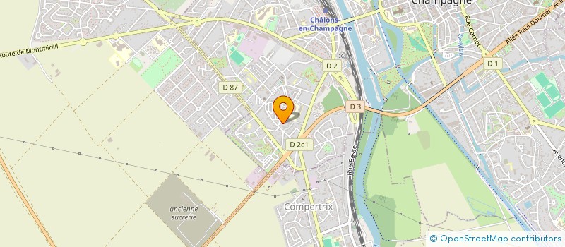 localisation de l'entreprise MONSIEUR MAURICE OUDIN  CHALONS-EN-CHAMPAGNE