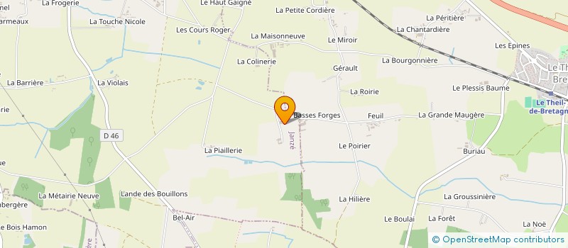 localisation de l'entreprise MONSIEUR MAURICE OURY  JANZE