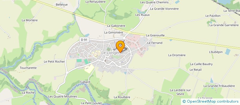 localisation de l'entreprise MONSIEUR MAURICE OUVRARD à SEVREMOINE