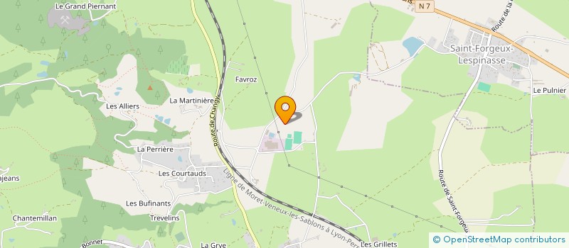 localisation de l'entreprise MONSIEUR MAURICE PACAUD  AMBIERLE