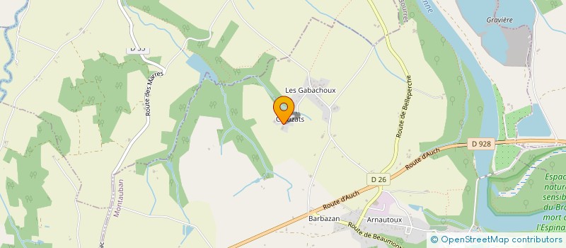 localisation de l'entreprise MONSIEUR MAURICE PAILLAS  BOURRET