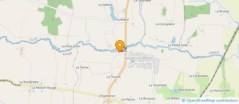 localisation de l'entreprise MONSIEUR MAURICE PAILLUSSON  NOYAL-SUR-BRUTZ