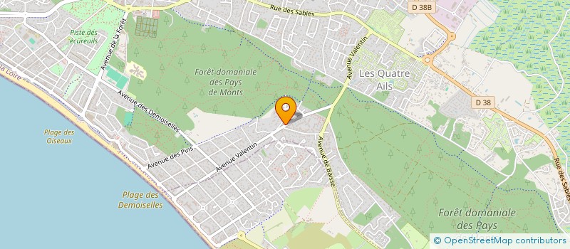 localisation de l'entreprise MONSIEUR MAURICE PAIN  SAINT-JEAN-DE-MONTS