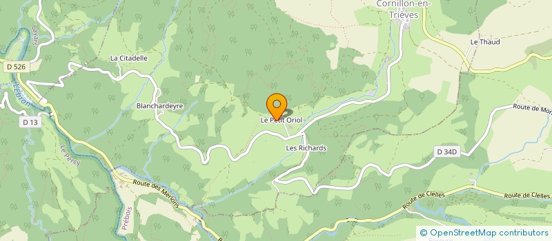 localisation de l'entreprise MONSIEUR MAURICE PALLANCHARD  CORNILLON-EN-TRIEVES