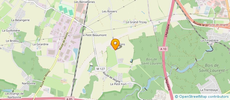 localisation de l'entreprise MONSIEUR MAURICE PAPILLON  JOUE-LES-TOURS