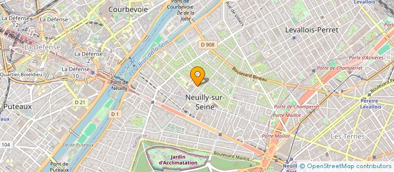 localisation de l'entreprise MONSIEUR MAURICE PARMENTIER à NEUILLY-SUR-SEINE
