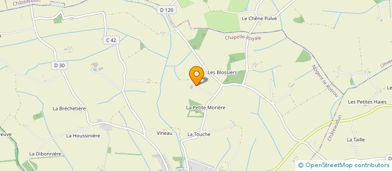 localisation de l'entreprise MONSIEUR MAURICE PASQUIER à CHAPELLE-ROYALE