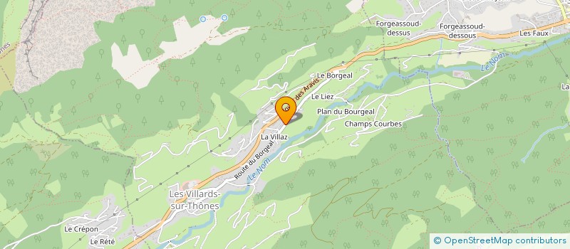 localisation de l'entreprise MONSIEUR MAURICE PASSET à LES VILLARDS-SUR-THONES