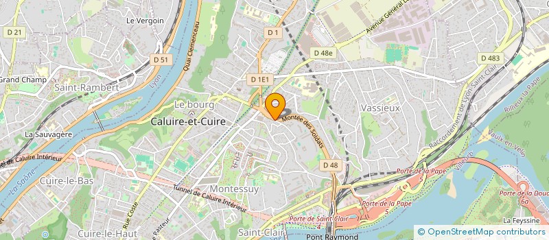 localisation de l'entreprise MONSIEUR MAURICE PASSOT à CALUIRE-ET-CUIRE