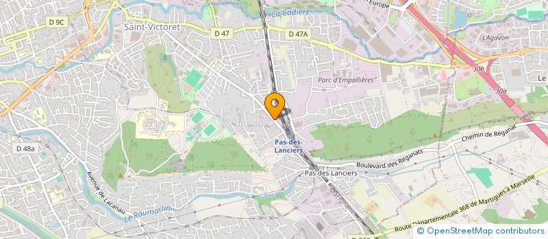 localisation de l'entreprise MONSIEUR MAURICE PAUL à SAINT-VICTORET