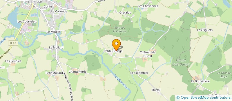 localisation de l'entreprise MONSIEUR MAURICE PAUL  MONTPONT-EN-BRESSE