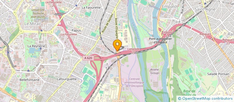 localisation de l'entreprise MONSIEUR MAURICE PENIA  TOULOUSE