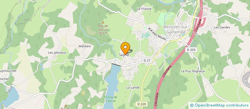 localisation de l'entreprise MONSIEUR MAURICE PERICAUD à BESSINES-SUR-GARTEMPE