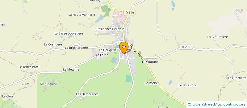localisation de l'entreprise MONSIEUR MAURICE PERIGOIS à LOUPFOUGERES