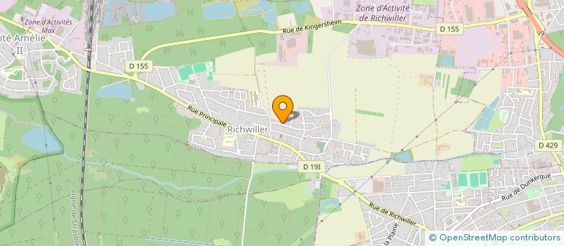 localisation de l'entreprise MONSIEUR MAURICE PERROT  RICHWILLER