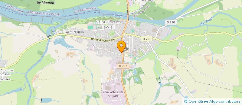 localisation de l'entreprise MONSIEUR MAURICE PERROTEAU à MAUGES-SUR-LOIRE