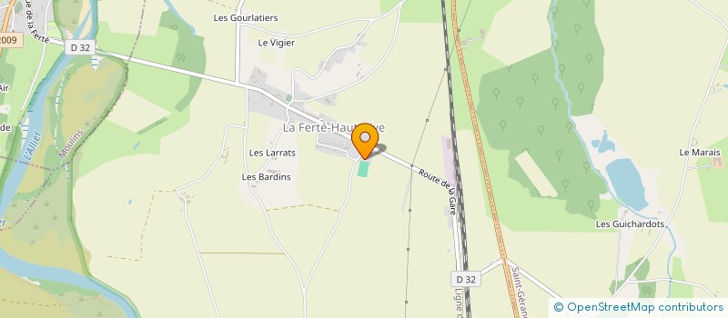 localisation de l'entreprise MONSIEUR MAURICE PETIT à LA FERTE-HAUTERIVE