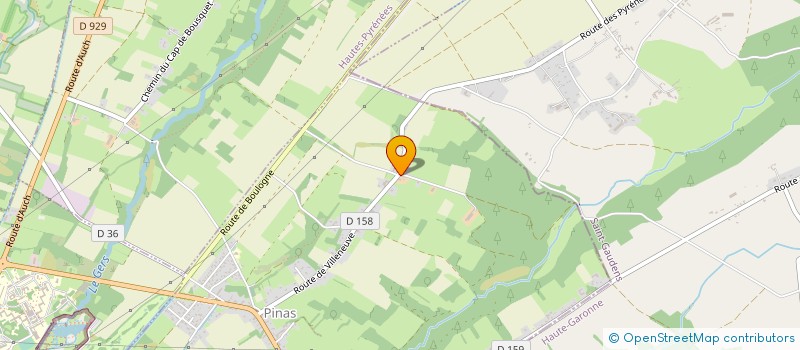 localisation de l'entreprise MONSIEUR MAURICE PEYROT  PINAS