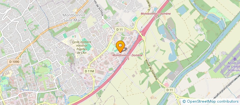 localisation de l'entreprise MONSIEUR MAURICE PHILIBERT  MONTBONNOT-SAINT-MARTIN