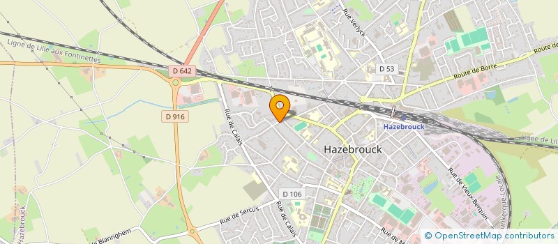 localisation de l'entreprise MONSIEUR MAURICE PHILIPPE  CAESTRE