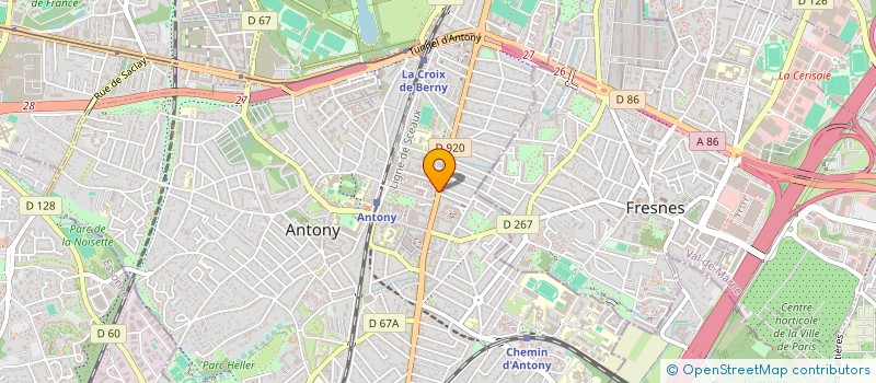 localisation de l'entreprise MONSIEUR MAURICE PHILIPPE à ANTONY